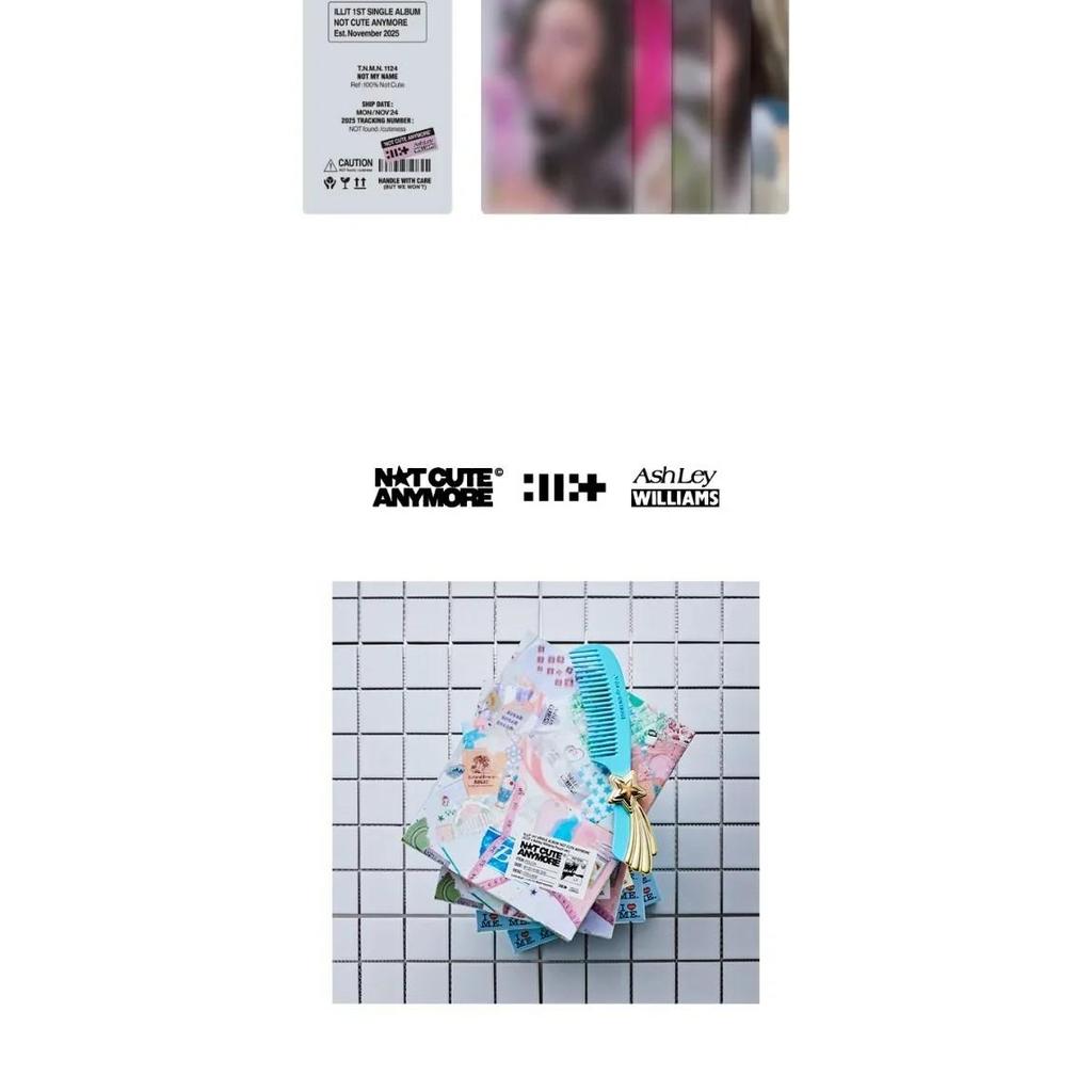 ILLIT [NICHT MEHR SÜSS] 1. Single-Album ILLIT X ASHLEY WILLIAMS POUCH
