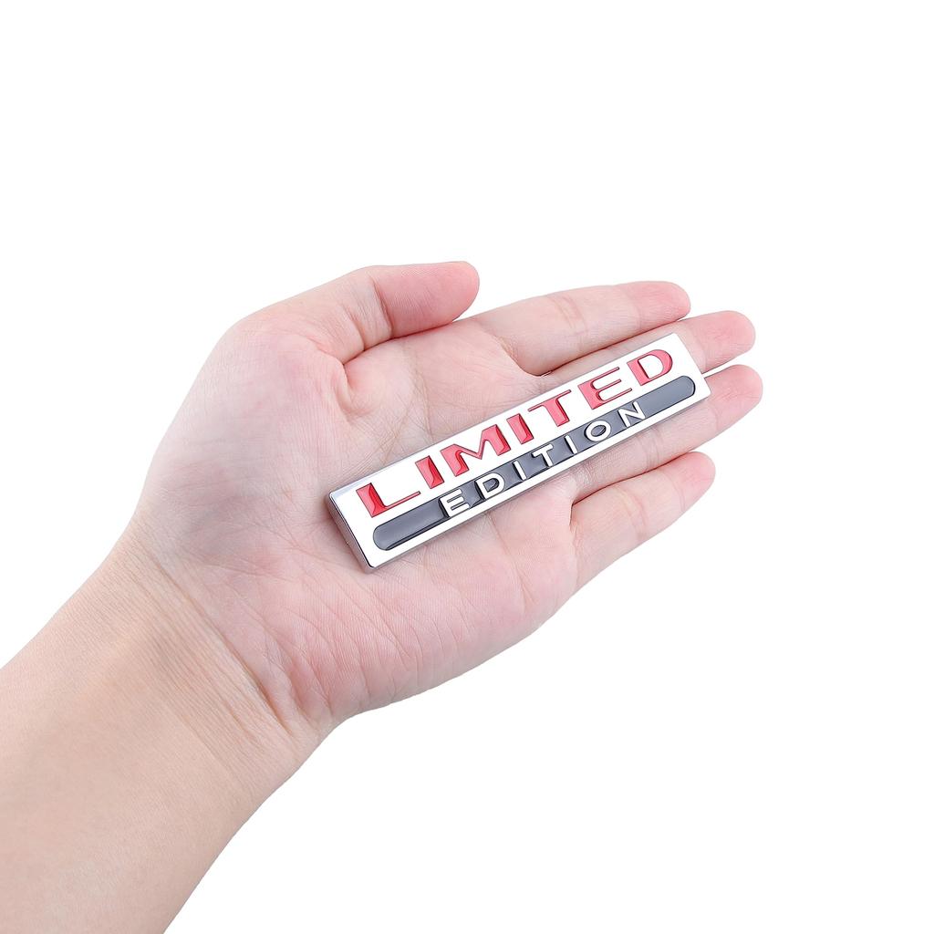 2 Pieces Limited Edition Emblem 3D Metal Car Sticker Emblem