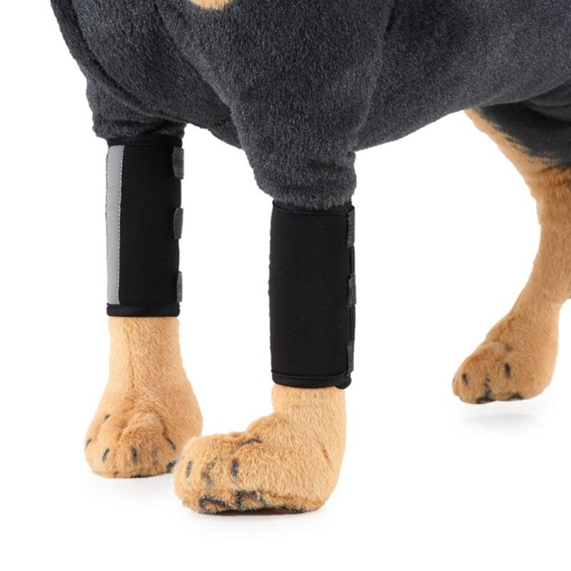 Hund Ellenbogenbandage Schutzpolster für Hunde Verletzungsprävention Leckschutz Ärmel