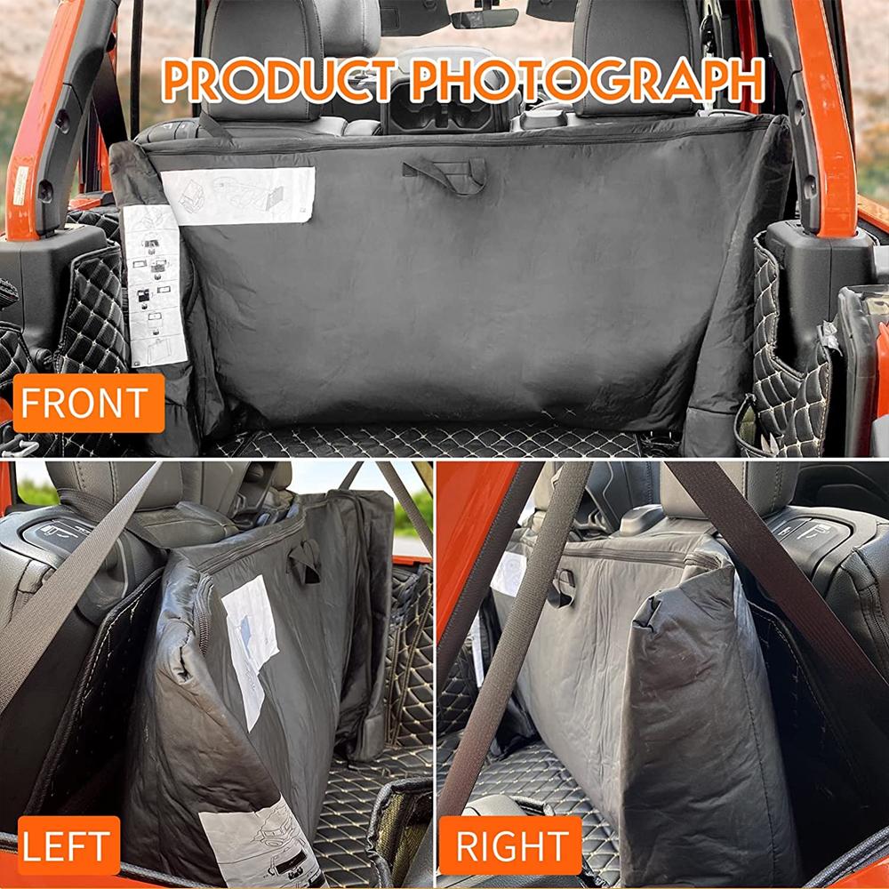 Soft Top Window Storage Bag for Jeep Wrangler 2009-2018 JK/JKU and 2018-2025 JL JLU 2-Door & 4-Door Sahara Freedom Rubicon