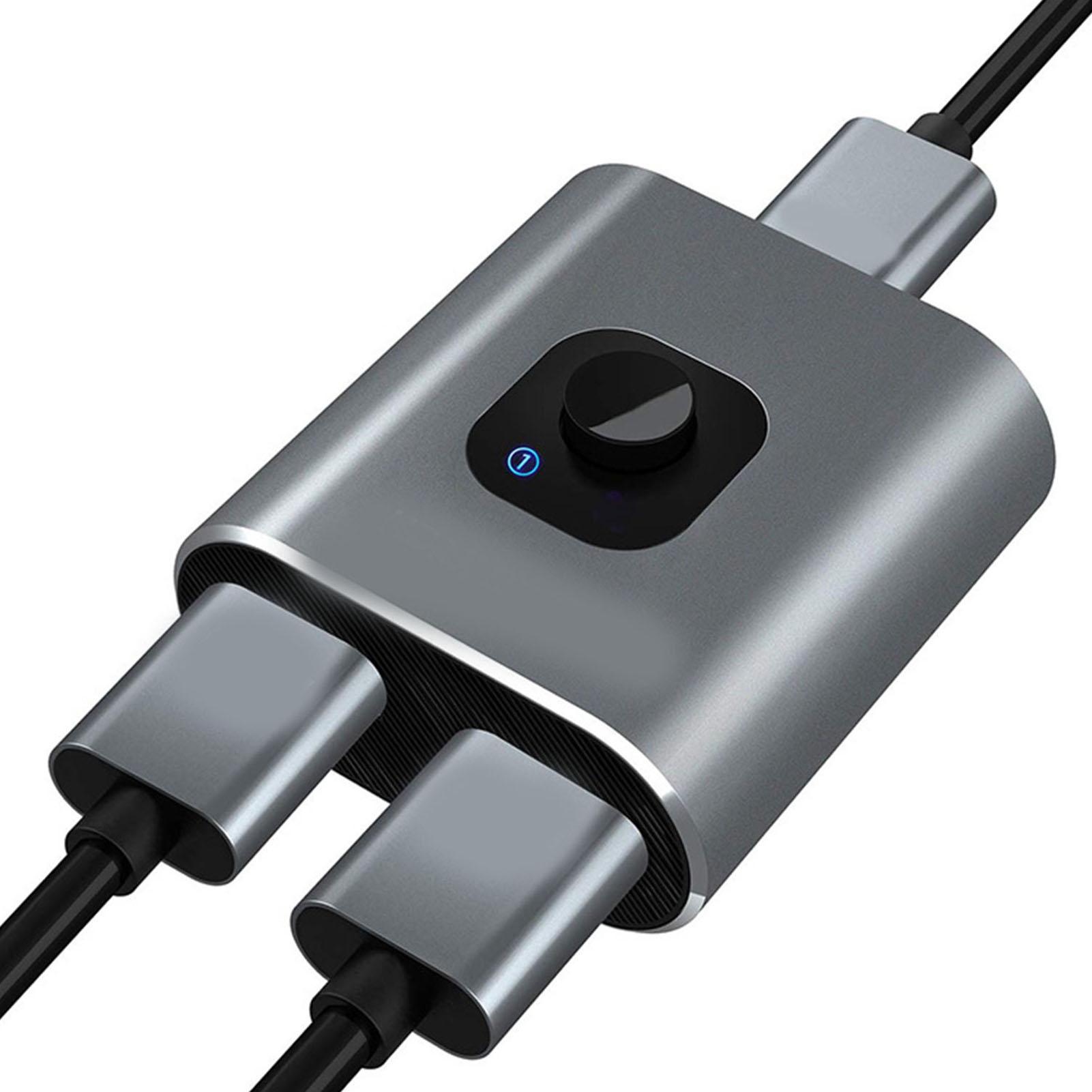 

HD Multimedia Interface Switch 2 in 1 Out 4K 60Hz Supports 3D HD Bidirectional HD Multimedia