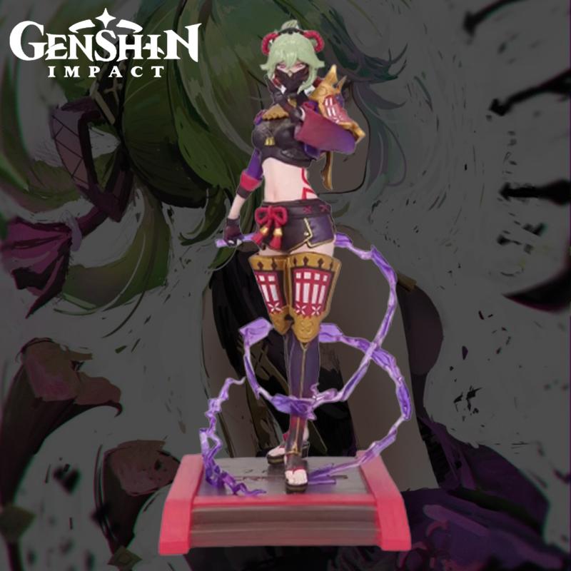 Genshin Impact Kuki Shinobu Anime Figures Game Peripheral Beauty Girl Garage Kit Statue Action Figure Collection Model Toy Decor