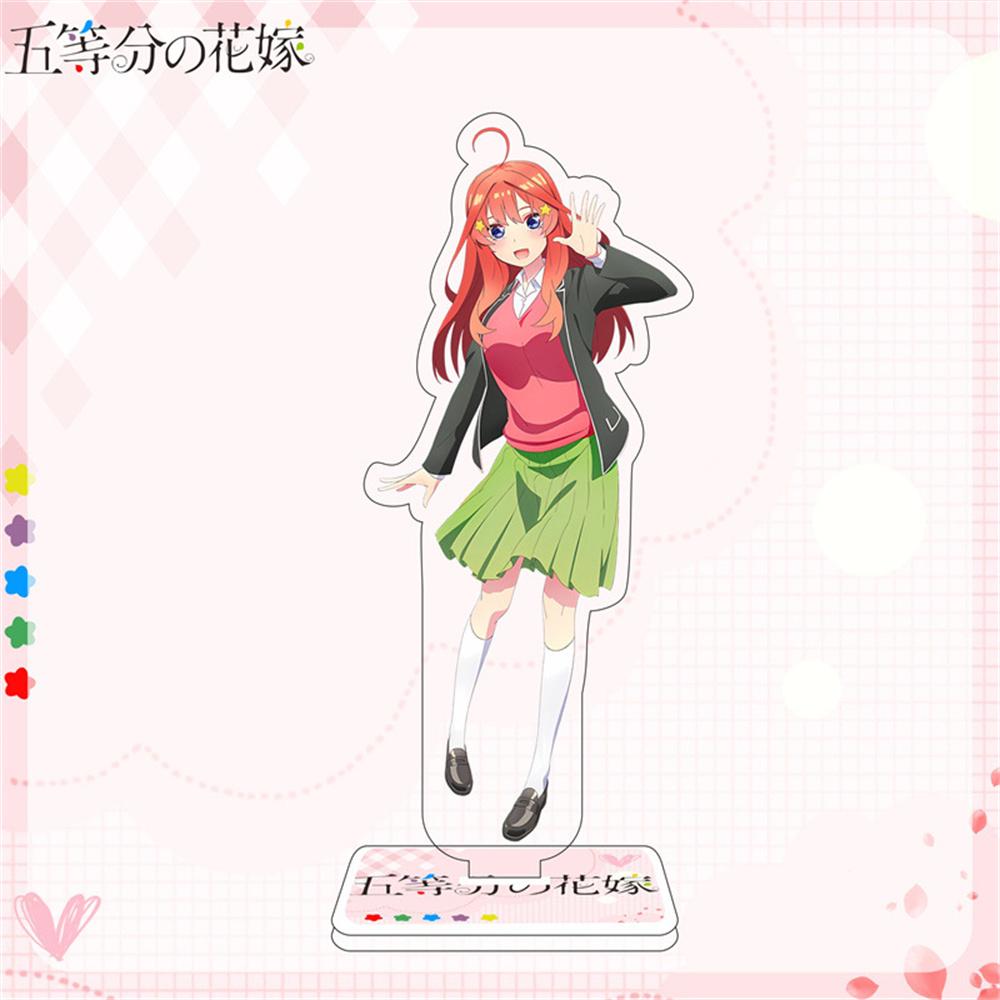 10PCS Charm Anime The Quintessential Quintuplets Nakano Acrylic Stand Model Cosplay Characters Ornament  Accessories Goods Gifts