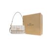 Coach Brynn 23 Heart Print Metal Logo Leather Shoulder Bag Women Shoulder Bag Chalk-White CBS76-IMCAH