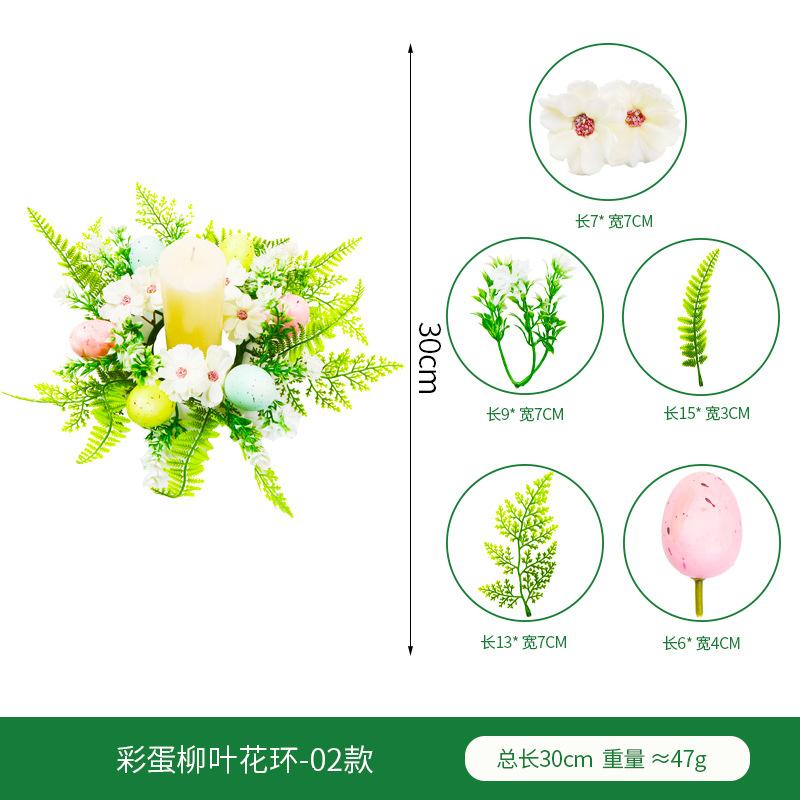 Easter Wreath Spring Egg Berry Eucalyptus Leaf Wreath Eucalyptus Home Decor Simulation Wreath