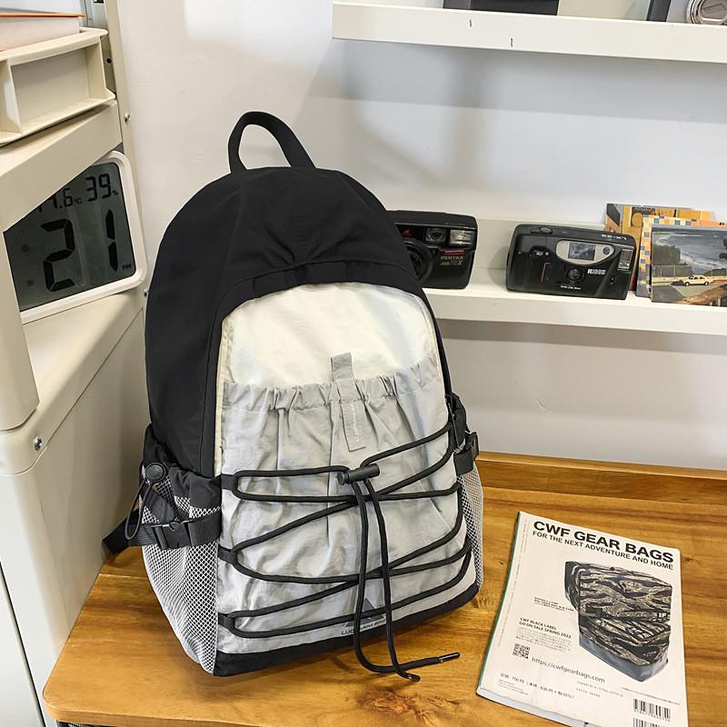 Unisex Ultralight Oxford Backpack Large Capacity Daypack 13in Laptop Compartment