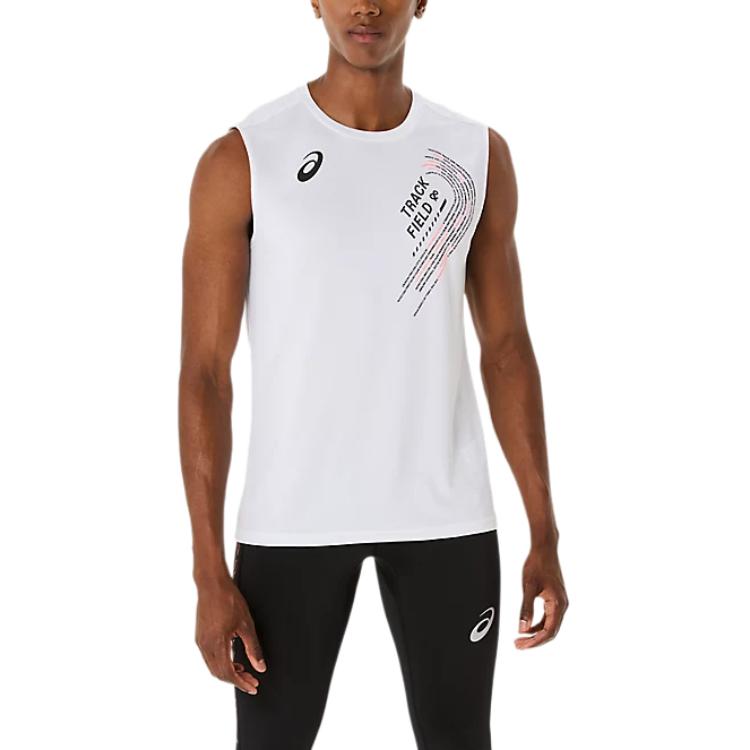 

Asics Logo Sleeveless Tank Top Men tops White 2091A743-100