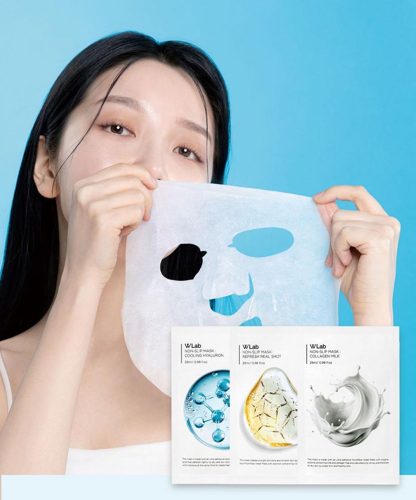 Pick and Choose 10 Non-slip Masks (Cooling Hyaluronic Acid / Collagen Milk / Refresh Cereal Shot)
