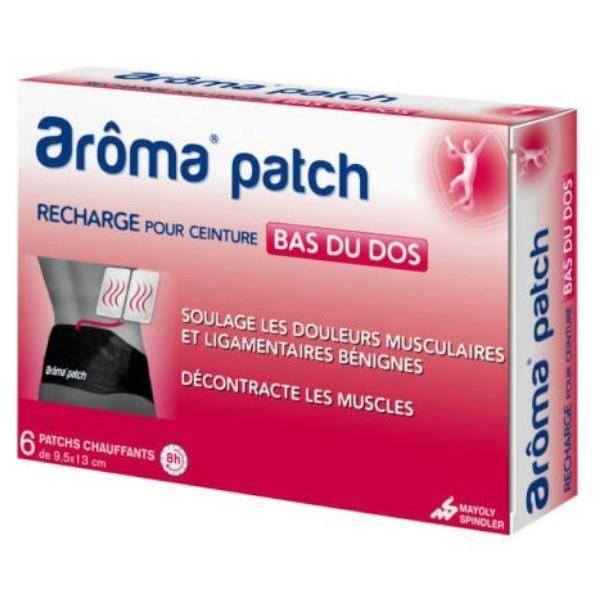Arôma Patch Recharge Pour Ceinture Bas du Dos 6 unités