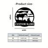 Metal Cowboy Horse Sign Vintage Wall Art Engraved Durable Weatherproof Indoor Outdoor Gift