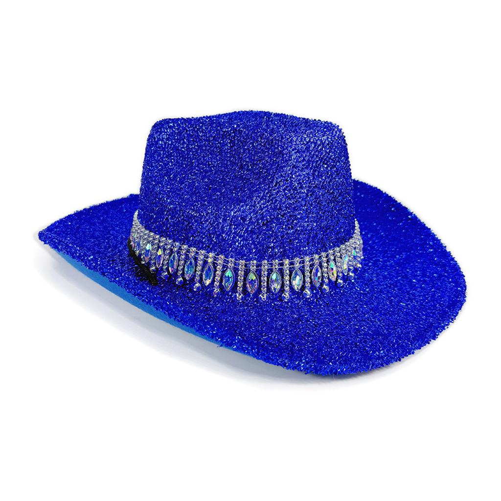 Jeweled Cowboy Hats Heavy Crystal Panama Hat Surprise Gift for Girl Boys Bride Hat for Carnivals Music Festival