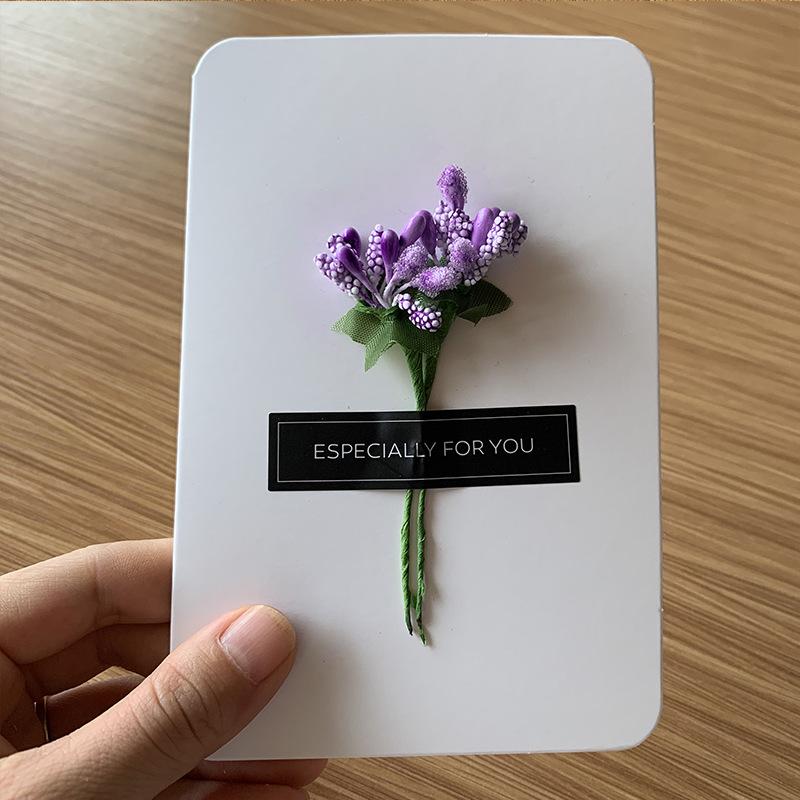 Mother'S Day Creative Simulation Flower Greeting Card Birthday Wishs Card Graduation Gratitude Card Teacher With Envelope Gift