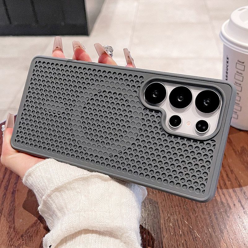 Case For Samsung S26 Ultra S25+ S24 S23 FE S22 Breathable Matte Soft Skin-friendly Shockproof Case