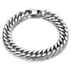 Gold-Plated Titanium Steel Cuban Bracelet, Hip Hop Style, Versatile Thick Chain Necklace.