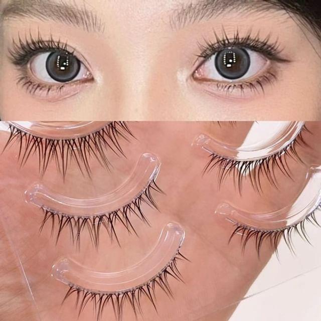 Mogugu - Натуральные накладные ресницы, мультипак