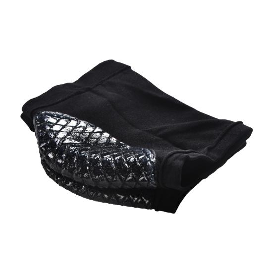 

Практичные защитные накладки на пятку, противоскользящий силикон, приятный для кожи. чёрный