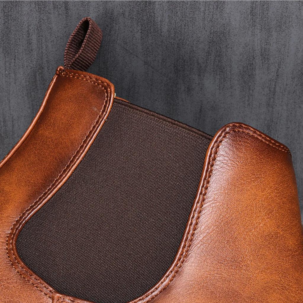 40~46 Men Chelsea Boots Brand Retro Comfortable 2024 Fashion Men Boots #KD5241