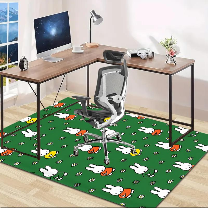 1pc Miffy1 Design Area Rug - Non-Slip, Soft & Cozy Floor Mat for Living Room, Bedroom, Office - Indoor/Outdoor Decorative Carpet
