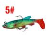 Wobbler Swimbait with Treble Hook Freshwater Saltwater Fishing Tackle Jigging Baits Fishing Lures for Trout Pike