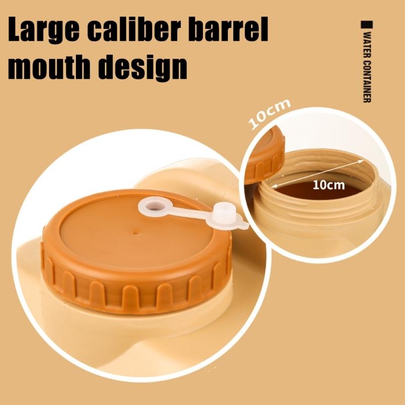 Large Capacity 20L Portable Water Dispenser Bucket Jugs For Beach Parties Camping And Picnics Enthusiasts Emergency Use