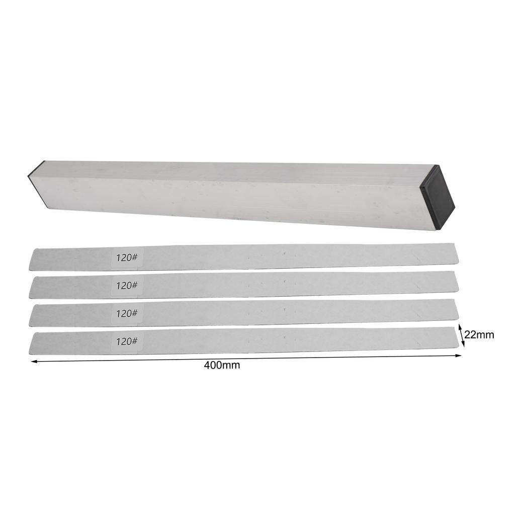 Guitar Neck Fret Beam Leveling Bar Luthier Tools With 6pcs Sandpaper Repair Care Polishing Luthier's Tools