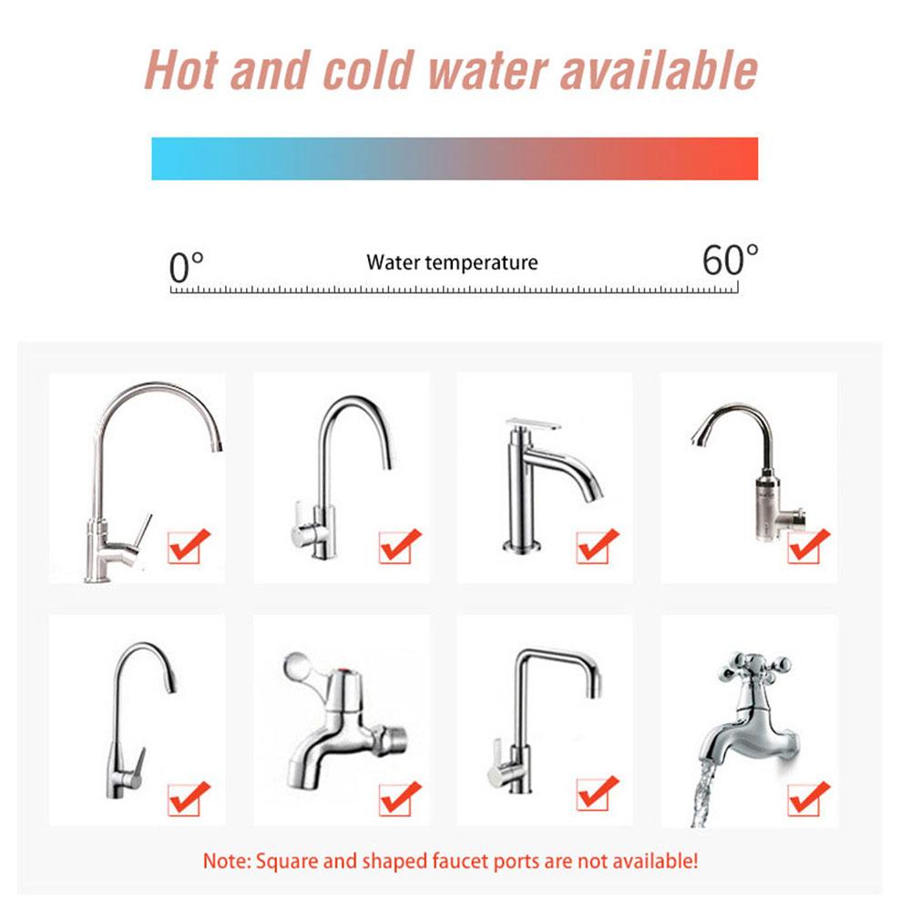 Head Flexible Activated Carbon Filtration Water Purifier Water Filter Kitchen Faucet Filter Sprayer