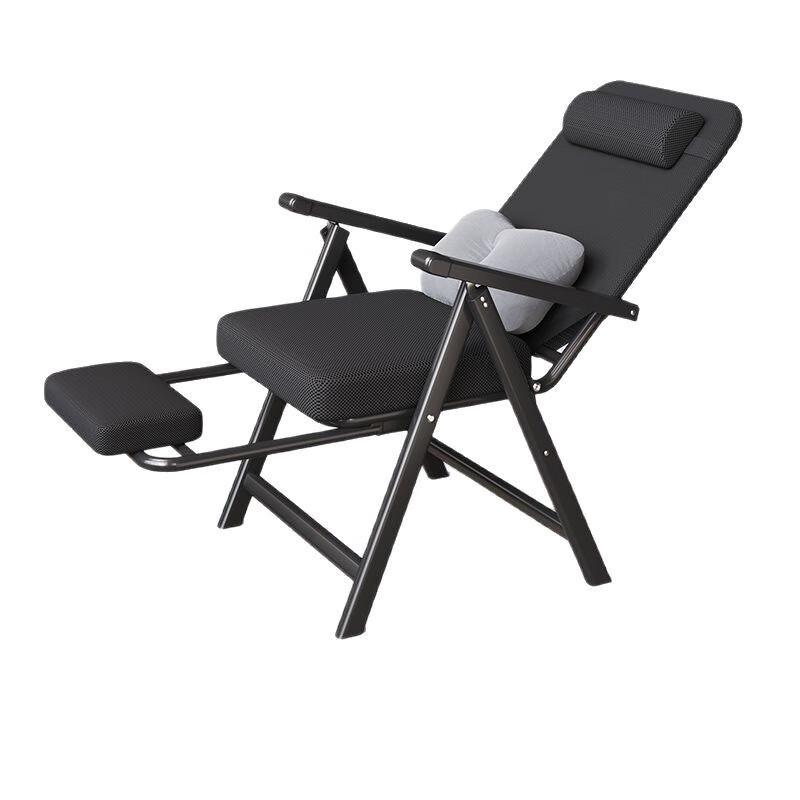 Youshu Upgraded Folding Office Recliner with Footrest and Lumbar Support