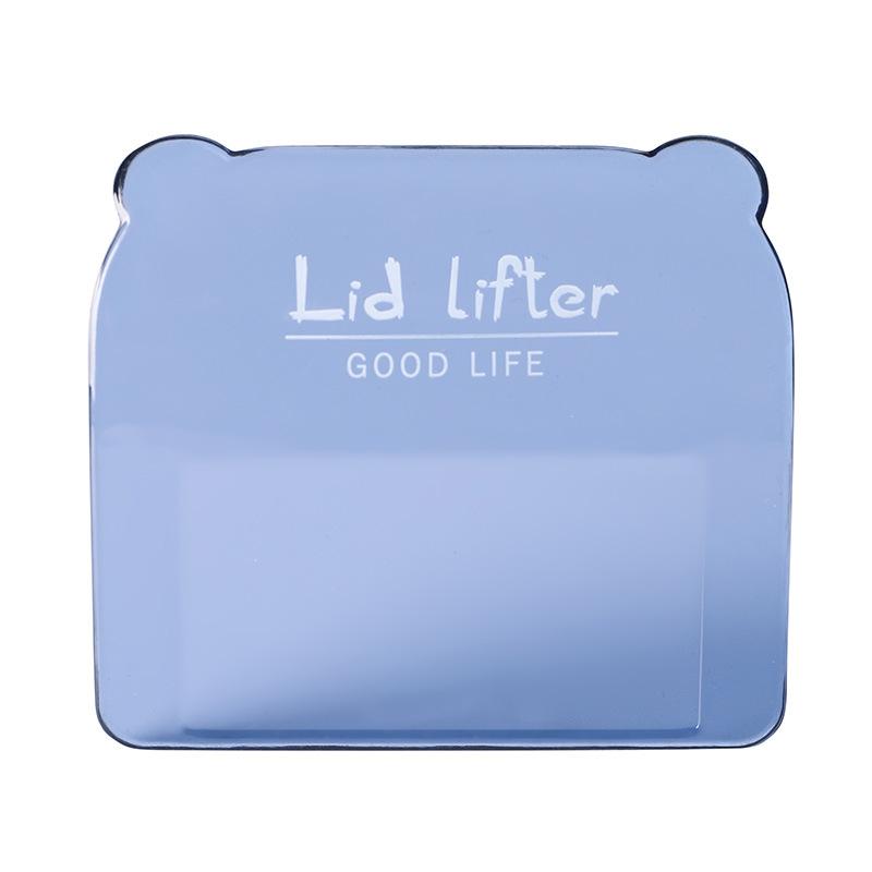 2Pcs Portable Nordic Transparent Toilet Seat Lifter Toilet Lifting Device Avoid Touching Toilet Lid Handle WC Accessories