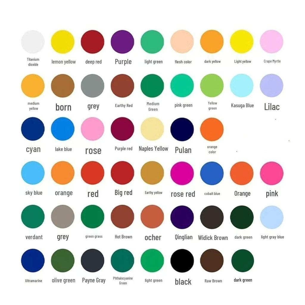 100ml Acrylic Paint for Children's Doodles and Plaster Dolls