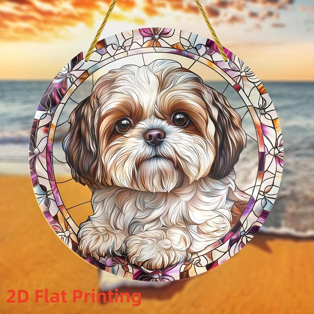 2D Flat Acrylic Cedar Decoration, No Need for Batteries/electricity, Unique Indoor/outdoor Decoration, Multi-purpose Traditional Style,