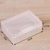 Transparent Plastic Cosmetics Hardware Parts Jewelry Storage Case Container Packaging Box For Earrings Rings  Box Holder Case