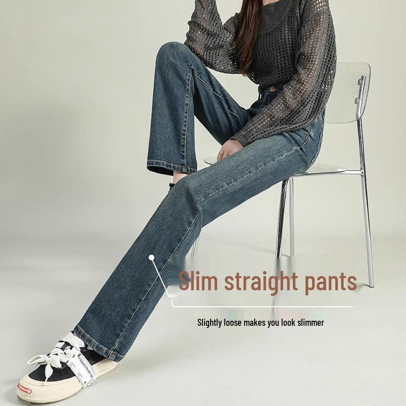 

Женские джинсы широкие от бедра с флисовой подкладкой, облегающего кроя - Петит, Коллекция Осень/Зима 2024 26