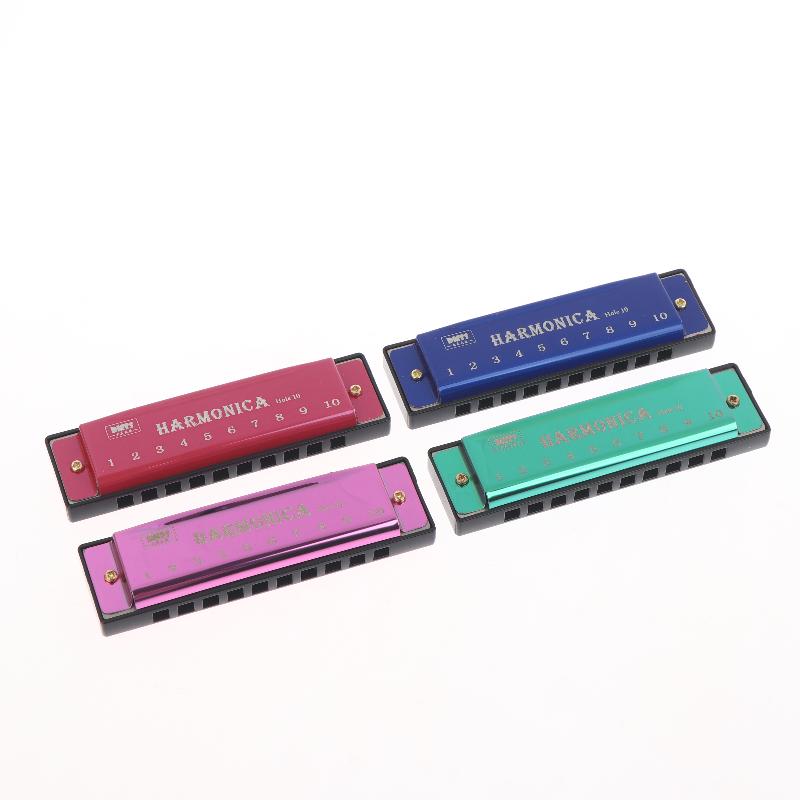 Harmonica Key Of C 10 Hole Diatonic Harmonica C With Case For Beginner Students Kids Gift Blues With Case