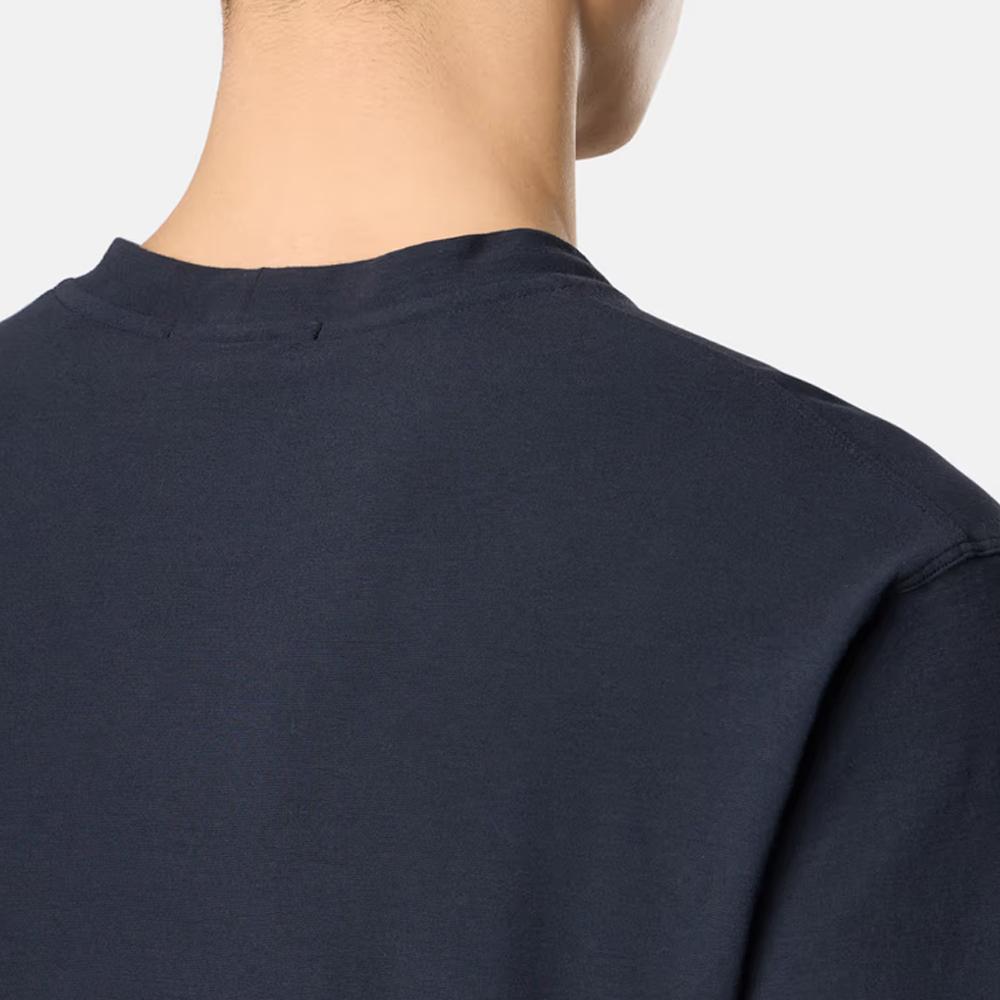 STONE ISLAND Logo Crew Neck Slim Fit Short Sleeve T-Shirt Men Tops Navy-Blue K1S1521000-08S0F11-V0020