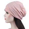 Ethnic Style Lace Beanie Hats Rhinestones Hijab Turban Cap Casual Warm Bonnet Caps  Outdoor