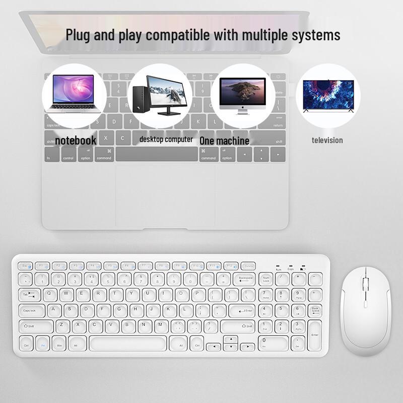 B.O.W Wireless Keyboard Mouse Combo