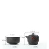 Ceramic Quick Tea Cup Kung Fu Tea Set One Pot Two Cups Simple Portable Storage Bag