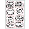 PVC Plastic Stamps for DIY Scrapbooking Photo Album Decorative Cards Making Stamp Sheets Book Pattern 16x11x0.3cm
