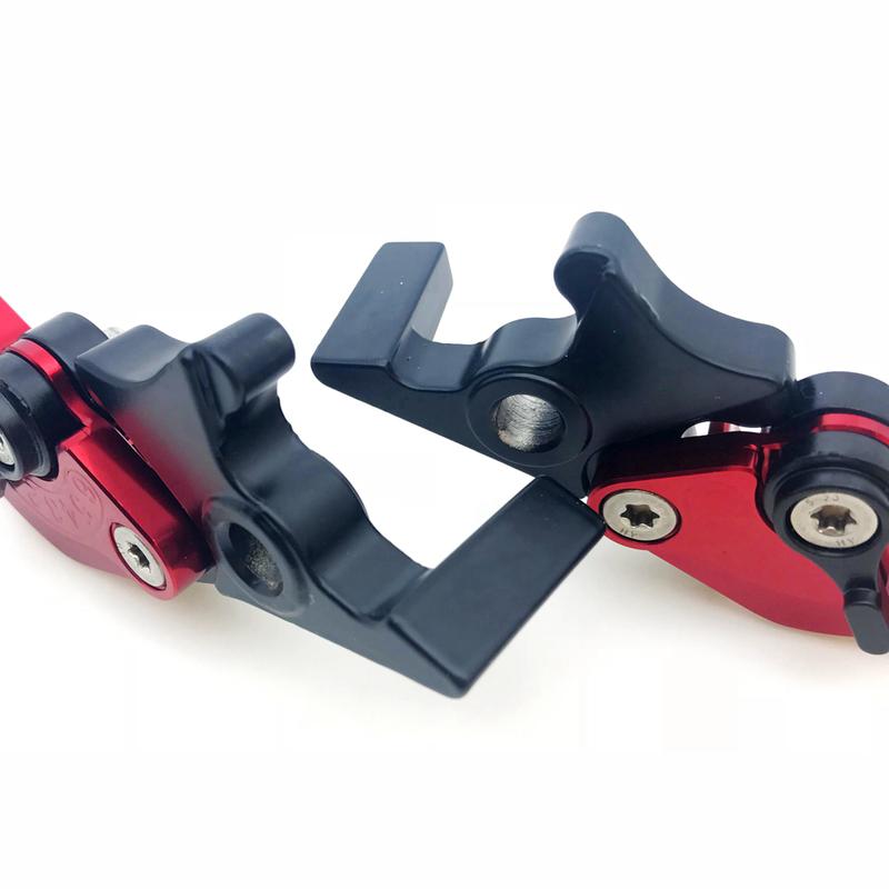 

DIHODA CNC Motorcycle Double Disc Brake Lever Scooter Electric Bike Modification Lever for Yamaha Honda Suzuki GY6 XMAX 400 фиолетовый