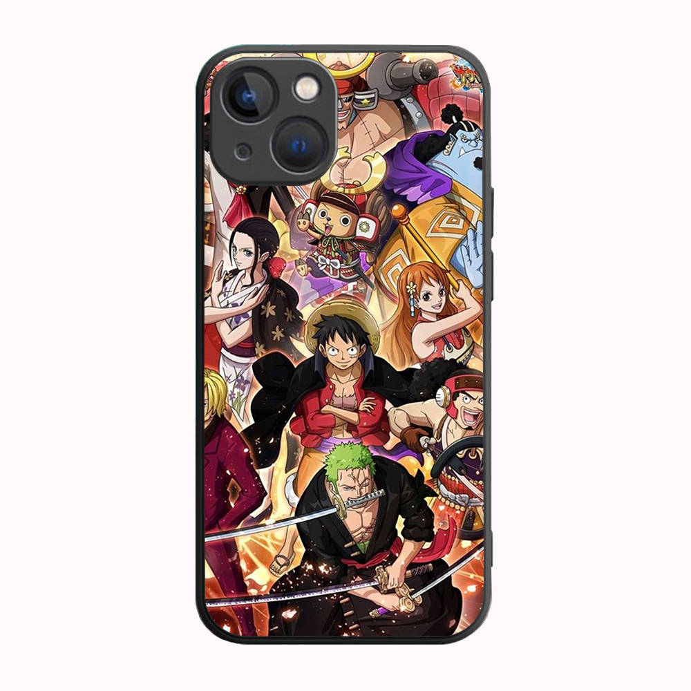 B-18 One Piece Black Case for Samsung S24 S23 S22 S21 S20 FE S10 Lite Ultra S7 S8 S9 Plus A05S A11 A12 A13 A15 A22 A24 A25 A32 A52 A71 5G