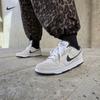 Nike Women's Lightweight Leather Sport Shoes with Winter Flat Rubber Sole - NIKE DUNK LOW HV180