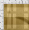 oneOone Cotton Flex Dark Mustard Fabric Check Sewing Craft Projects Fabric Prints By Yard 40 Inch