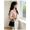 Handbag Women Milled fabric Detachable Shoulder Strap Daily Commute