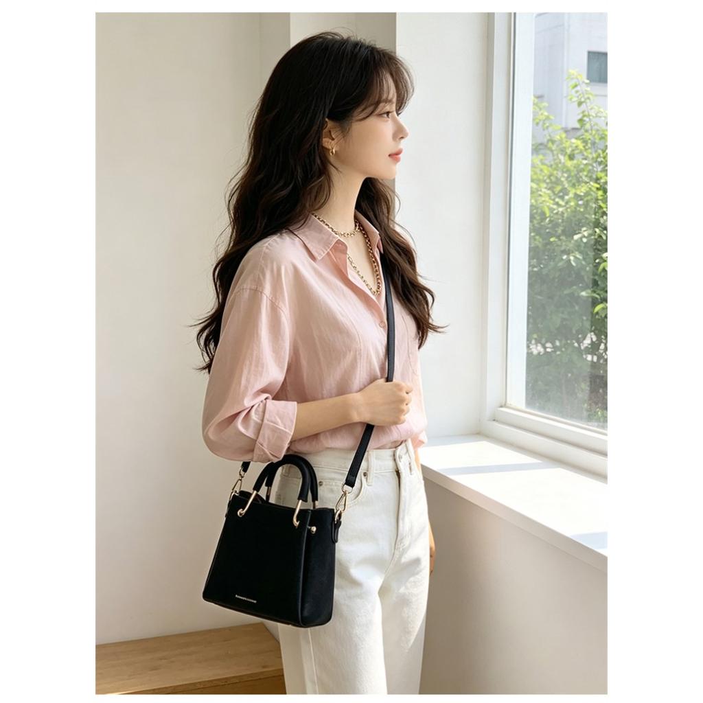 Handbag Women Milled fabric Detachable Shoulder Strap Daily Commute
