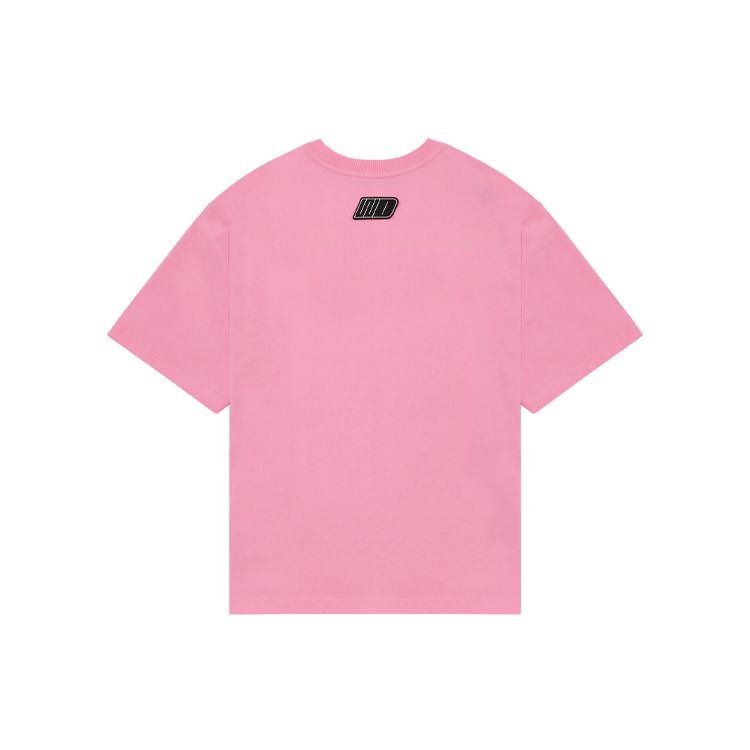 WE11DONE Ss22 Rabbit Group Print Short Sleeve T-Shirt Unisex T-Shirt Pink WD-TT1-22-689-U-PK