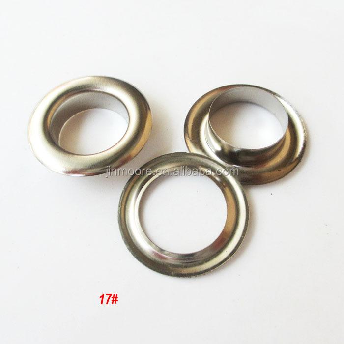 50 Sets Large Size Nickle Color Clothes Eyelet Purse Grommet Purse Eyelet Garment Hardware