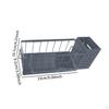 Kitchen Sink Drain Organzier Rack Easy to Clean ,Sponge Holder Soap Dispenser Organizer for