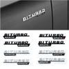 BITURBO 4MATIC Plus Adhesive Emblem for C43 E43 GLE43 GLC43 W205 W213 Car Bumpers Accessories