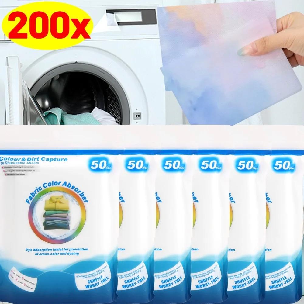 Color Catcher Laundry Sheets Non-Woven Fabric Anti-Staining Dyeing Proof Tablet for Washing Machine Color Absorption