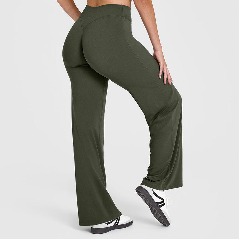 Yoga Pants Women's Long Pants High Waist Straight Pants Loose and Thin Yoga Clothes Sports Outdoor Fitness Clothes Women